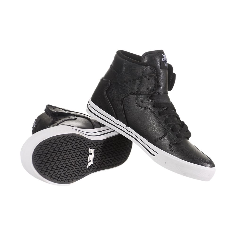 Baskets Montantes Supra Vaider Noir Black Homme | MCU-62788643